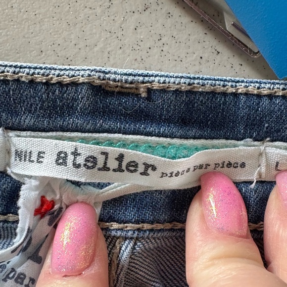 Women’s Light Blue Embroidered Jeans - Picture 4 of 6